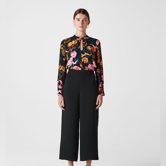 Whistles Digital Bloom Print Blouse, Size 4 - Picture 2 of 12